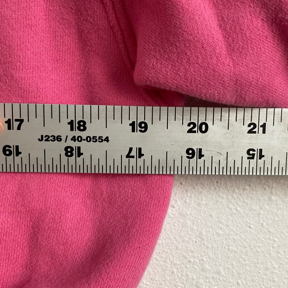 Aritzia TNA Pink Quarter-Zip Cropped Sweatshirt - Picture 2 of 6